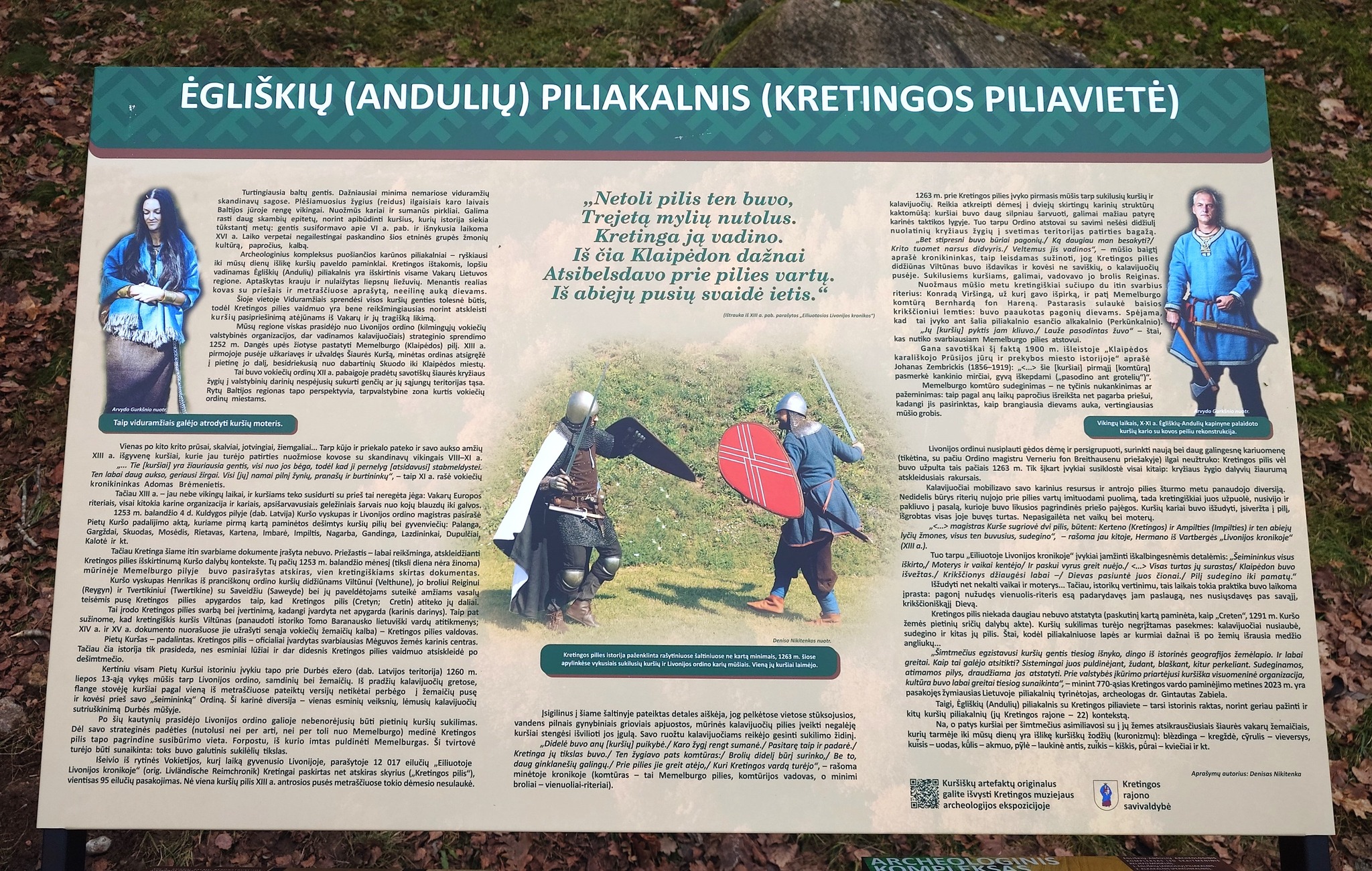 Kretinga kviečia pažinti kuršius jų sukilimo vietoje Kretinga kviečia pažinti kuršius jų sukilimo vietoje