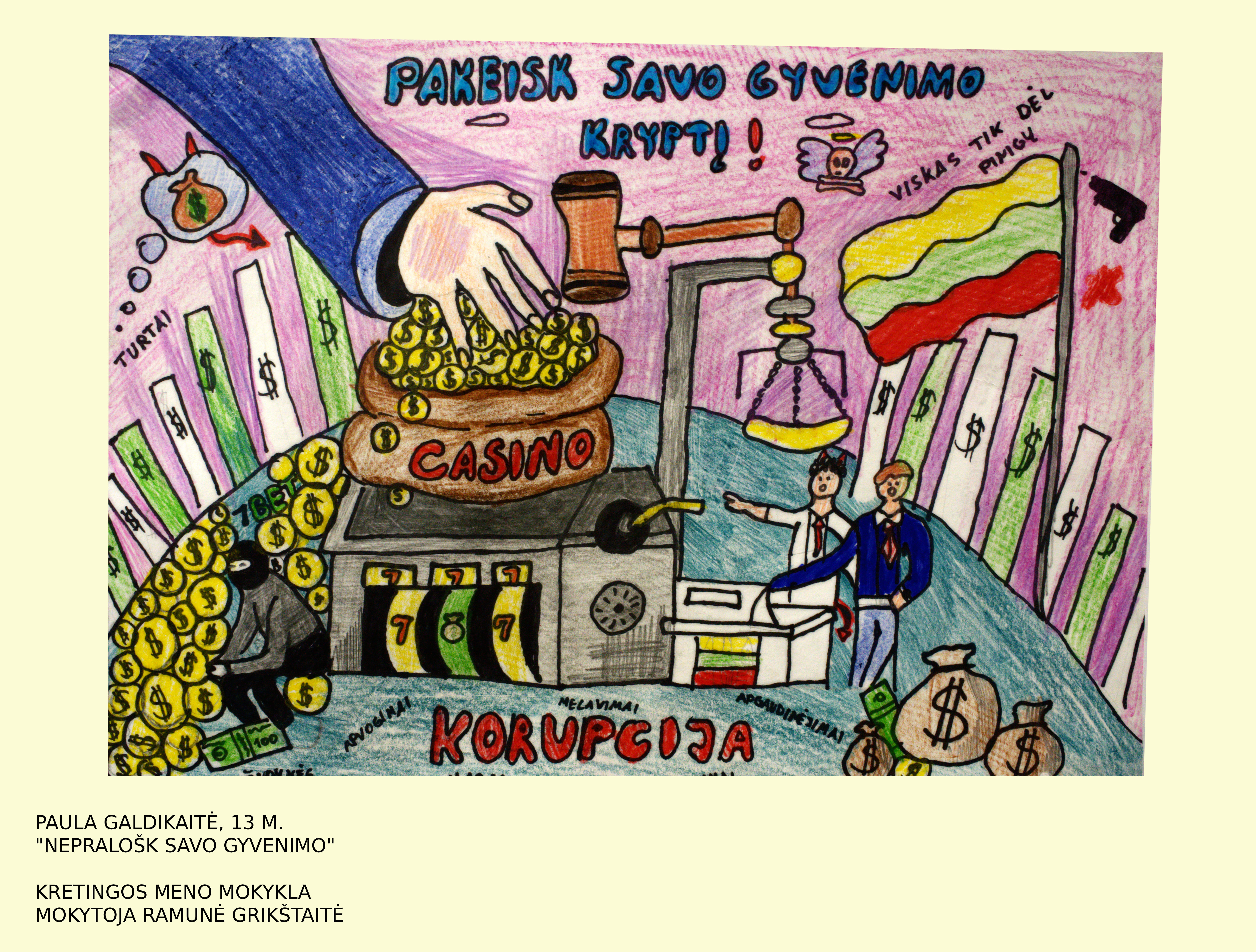 P. Galdikaitės darbas P. Galdikaitės darbas