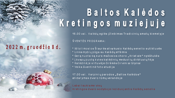 Png Kalėdos Baltos Kalėdos Kretingos muziejuje | Kretingos rajono savivaldybė