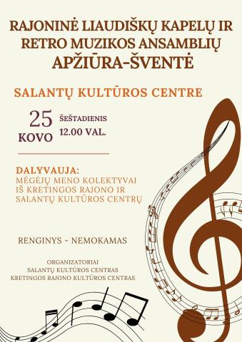Liaudiškų kapelų ir retro muzikos ansamblių apžiūra-šventė