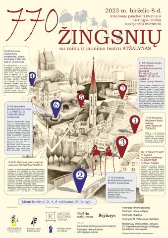 Kretingoje – unikali 770-ies žingsnių kelionė