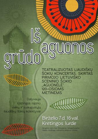 Teatralizuotas liaudiškų šokių koncertas „Iš aguonos grūdo“