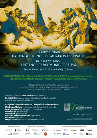 Miesto šventę pradės įžanginis IX Tarptautinis Kretingos senosios muzikos festivalio koncertas