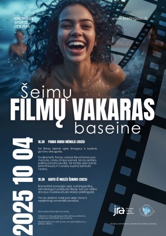 Šeimų vakaras baseine