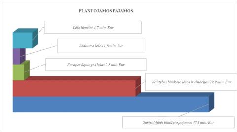 Planuojamos pajamos