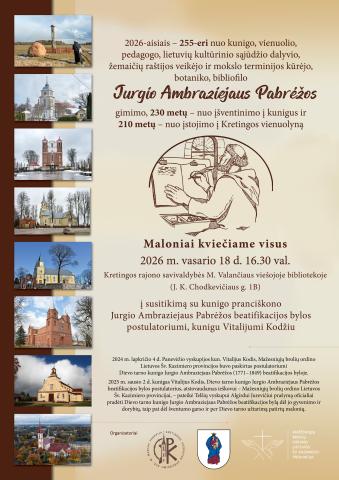 Susitikimas su J. A. Pabrėžos beatifikacijos bylos postulatoriumi, kunigu Vitalijumi Kodžiu