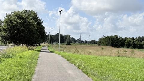 Apšviestas Vydmantų pėsčiųjų ir dviračių takas Apšviestas Vydmantų pėsčiųjų ir dviračių takas
