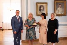 Mokytojų dieną apdovanoti geriausi Kretingos rajono mokytojai