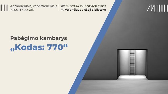 Pabėgimo kambarys „Kodas:770“