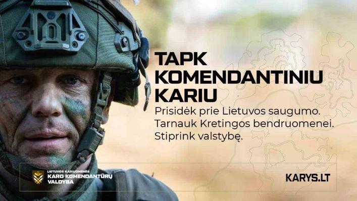 Kviečia tapti komendantiniais kariais