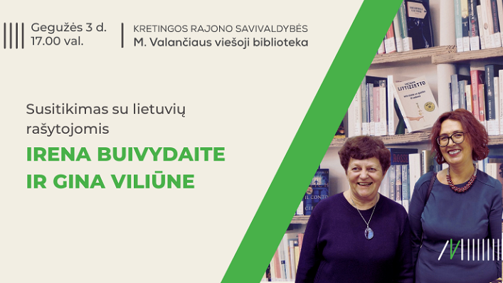 Susitikimas su lietuvių rašytojomis Irena Buivydaite ir Gina Viliūne