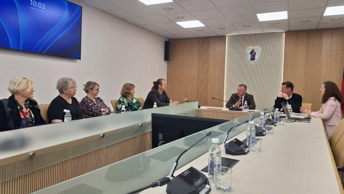 Kretingoje lankosi delegacija iš Estijos miesto Viljandžio