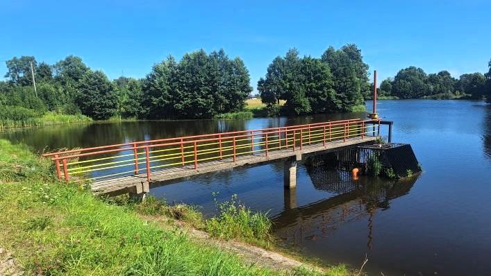 Bus tvarkomas Klibių hidrotechninis statinys