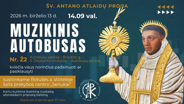 Kviečiame į „Muzikinį autobusą“ miesto šventės metu!