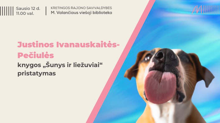 Justinos Ivanauskaitės-Pečiulės knygos „Šunys ir liežuviai“ pristatymas