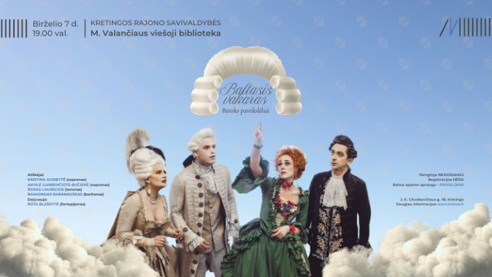 „Baltasis vakaras: Baroko paveikslėliai“ – teatralizuotas koncertas po atviru dangumi