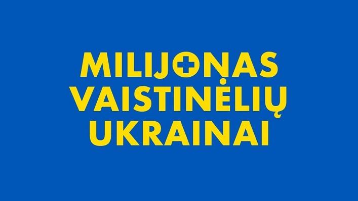 Kviečiame prisidėti prie pilietinės akcijos „Milijonas vaistinėlių Ukrainai“