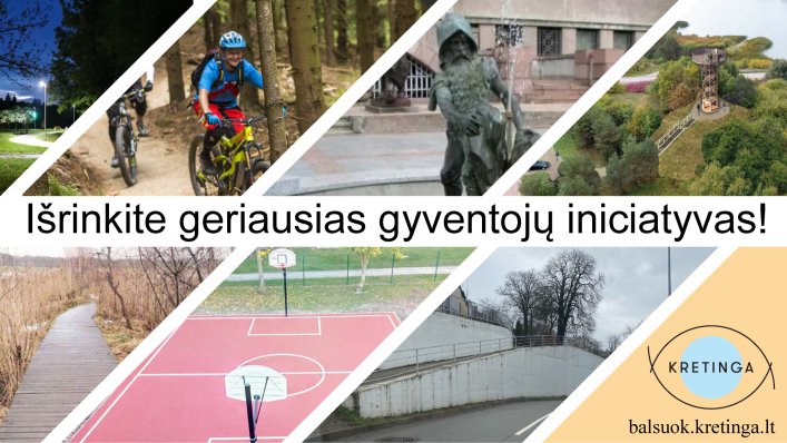 Išrinkite geriausias Kretingos rajono gyventojų iniciatyvas: prasidėjo balsavimo etapas