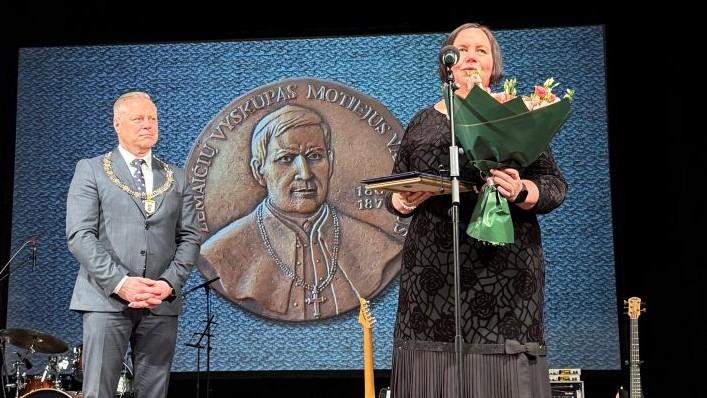 Įteiktas Vyskupo Motiejaus Valančiaus atminimo medalis
