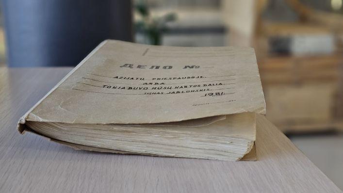 Biblioteką pasiekė unikalus Igno Jablonskio tremties liudijimas